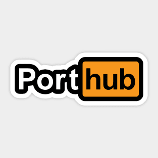 Parody Porthub Sticker